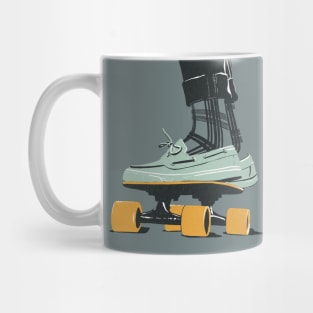 Retro Skateboarder Mug